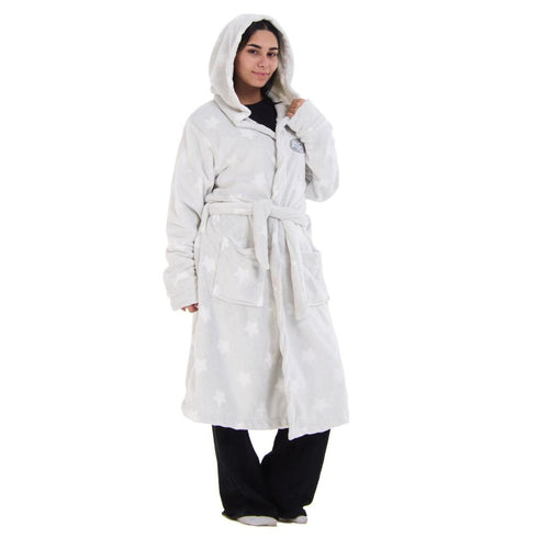 Snuggs Blanket Robe Dark Green Stars